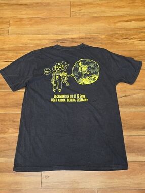 Radiohead 2025 Black Tour Concert Tee Berlin Germany December 8 9 10 11 12 2025